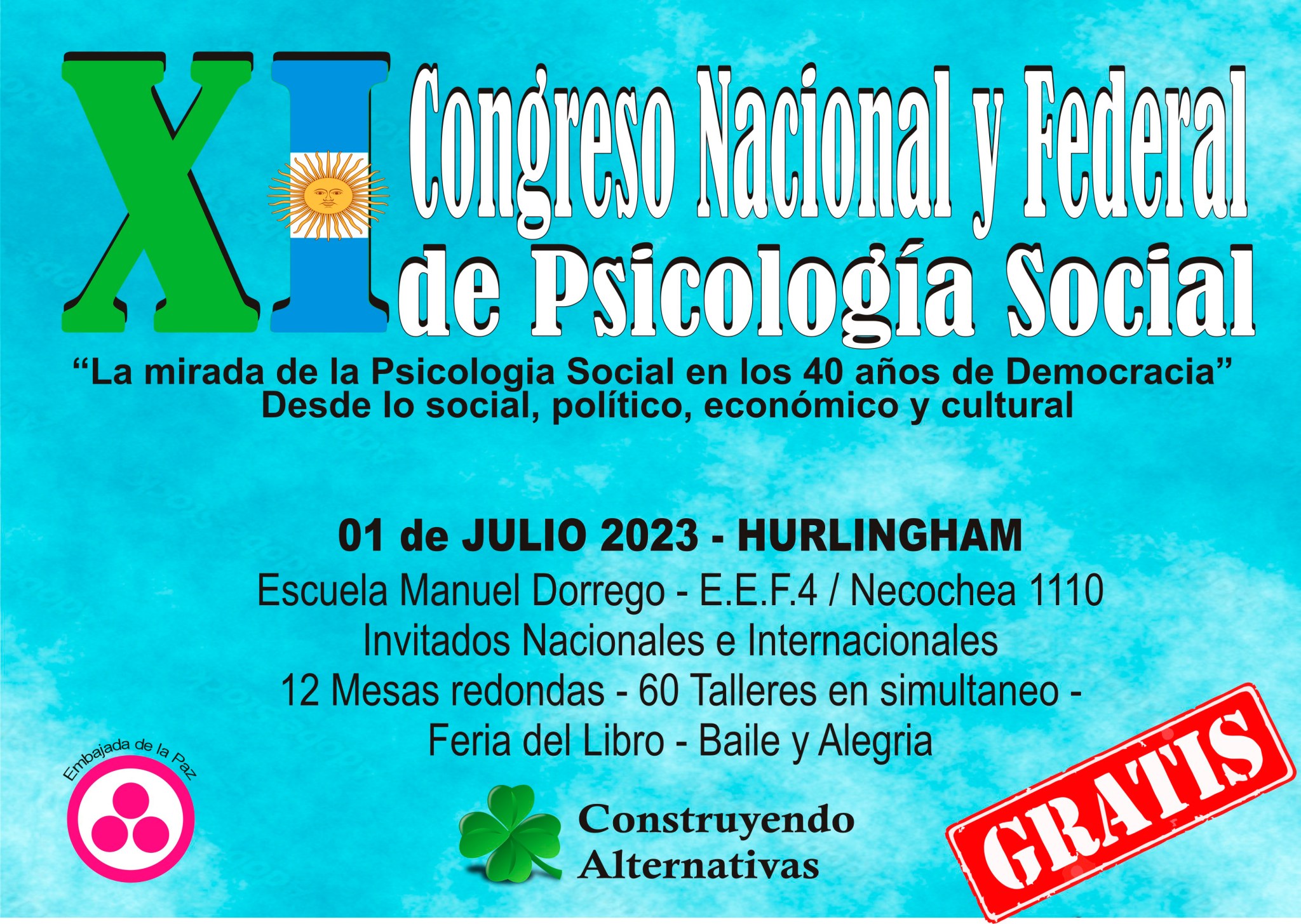 XI CONGRESO NACIONAL Y FEDERAL DE PSICOLOGIA SOCIAL. – Apuntes Grupales
